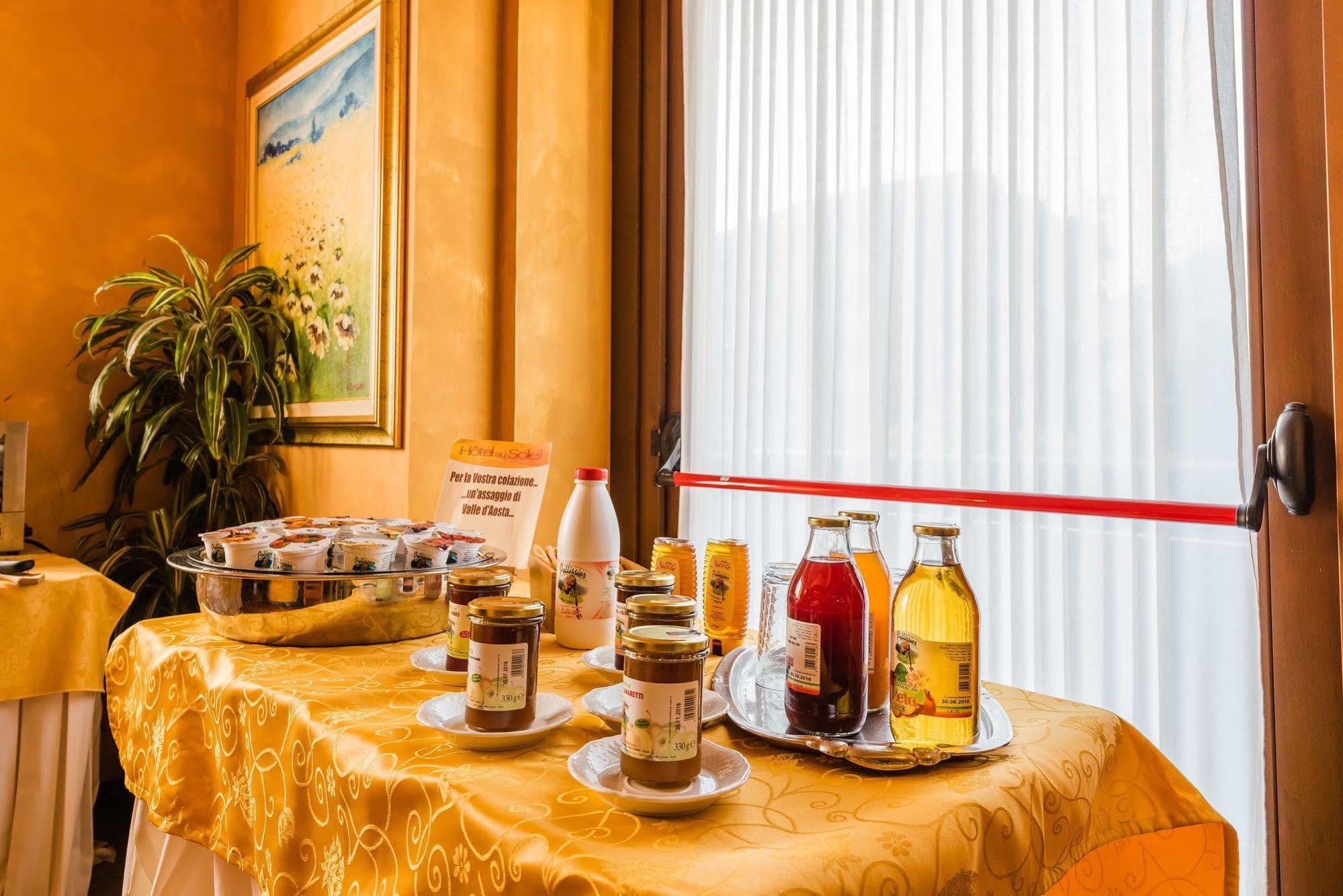 Hotel Au Soleil Saint-Vincent Ngoại thất bức ảnh